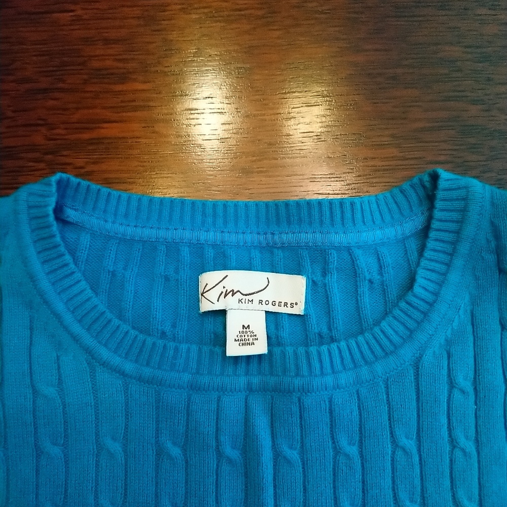 Kim Rogers lightweight cable knit